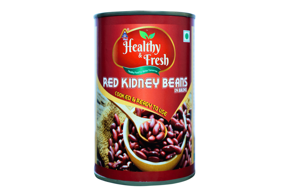 Can of Healthy & Fresh Red Kidney Beans (Rajma) in Brine