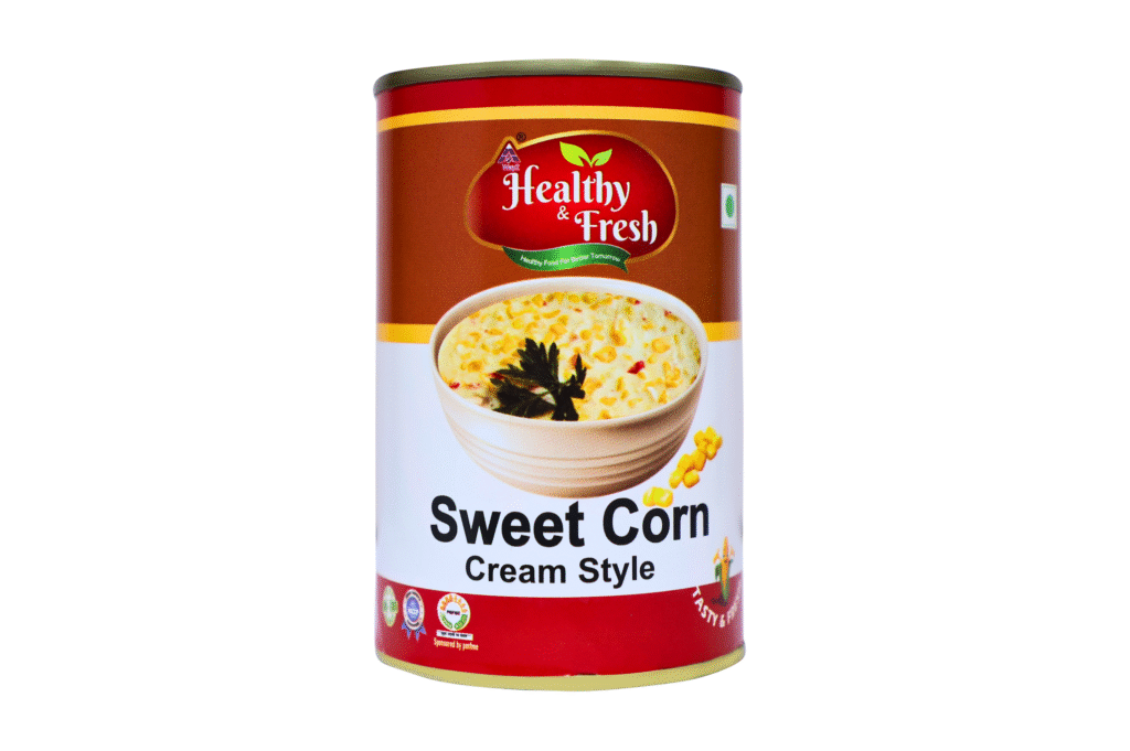 Can of Healthy & Fresh Cream Style Sweet Corn