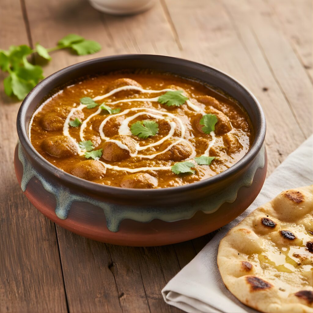 Creamy Mushroom Masala Recipe in a bowl.